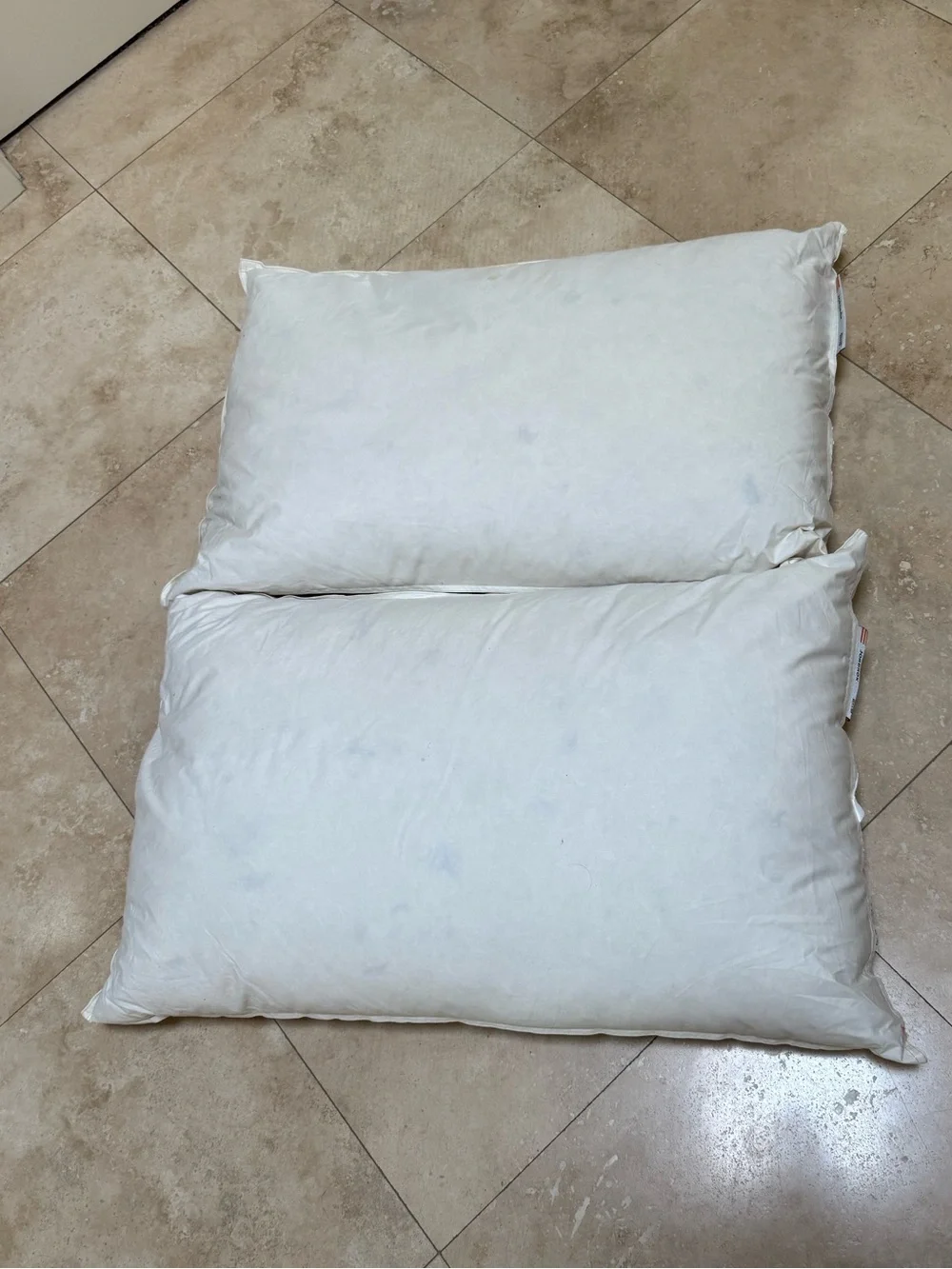 Set of 2 IKEA JORDRÖK Down/Feather Pillows - Discontinued Fan Favorite!